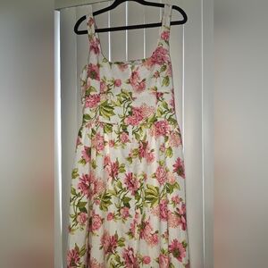 Petal & Pup Pink and Green Floral Maxi Dress